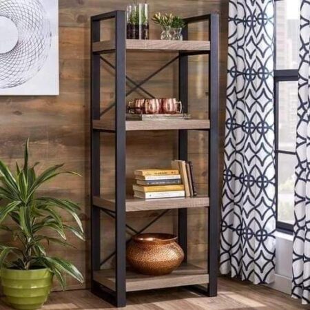 Etagère métal-bois ET6040