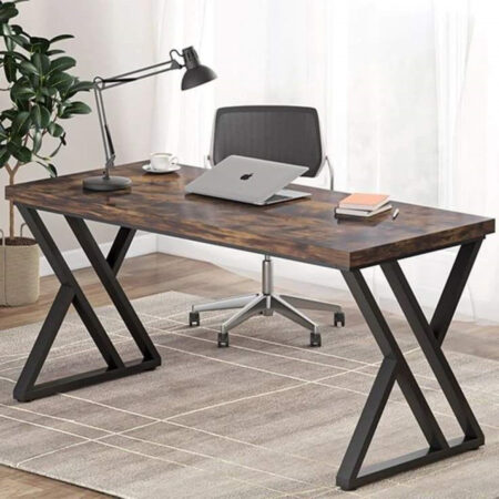 Bureau ou table métal-bois 1240x640x760mm